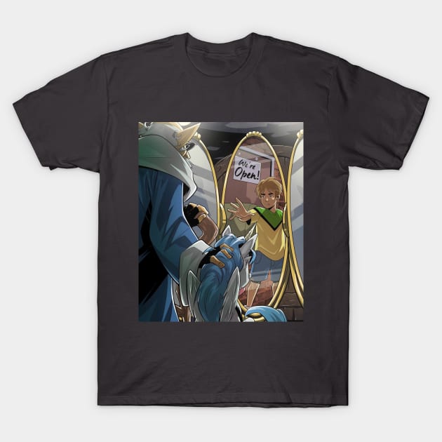 Mirrors T-Shirt by schwmartzgraphics